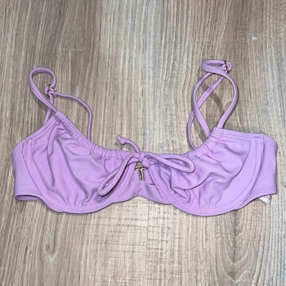 Lavender purple bikini top